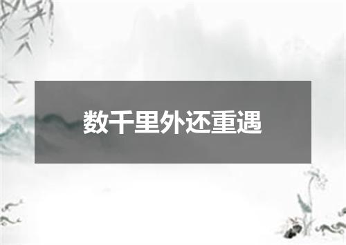 数千里外还重遇