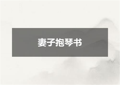妻子抱琴书