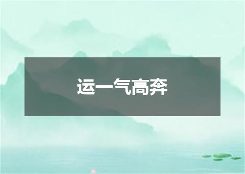 运一气高奔