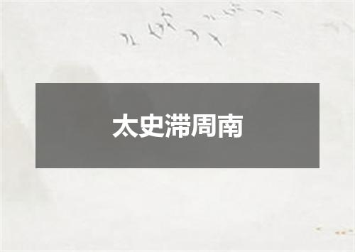 太史滞周南