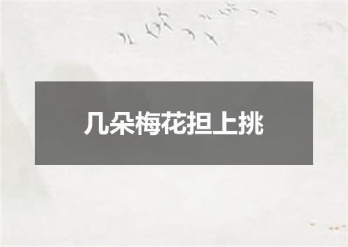几朵梅花担上挑