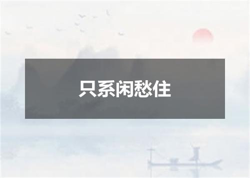 只系闲愁住