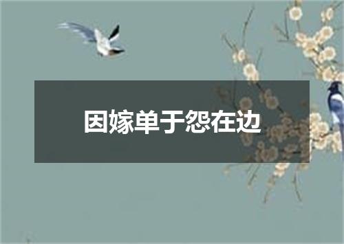 因嫁单于怨在边