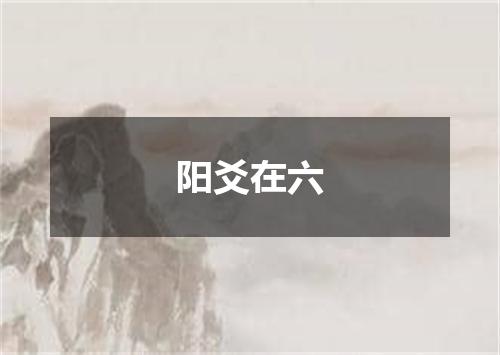 阳爻在六