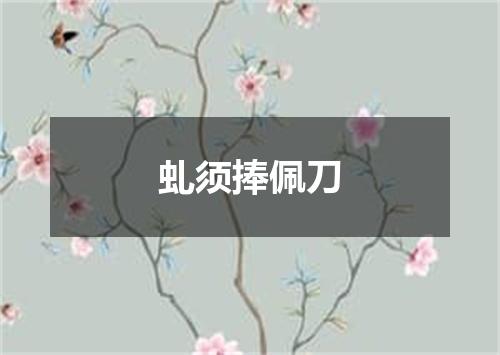 虬须捧佩刀