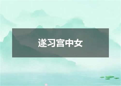 遂习宫中女