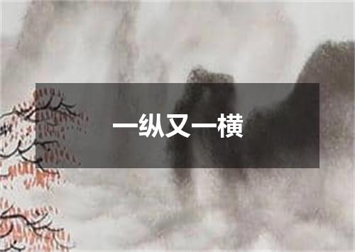 一纵又一横