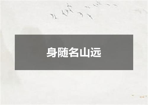 身随名山远