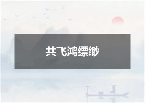 共飞鸿缥缈