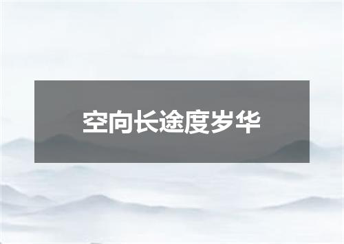 空向长途度岁华