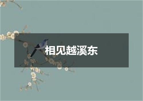 相见越溪东