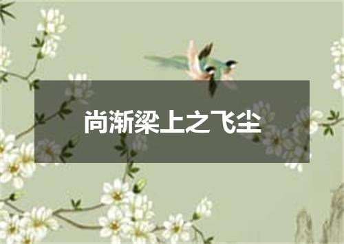 尚渐梁上之飞尘