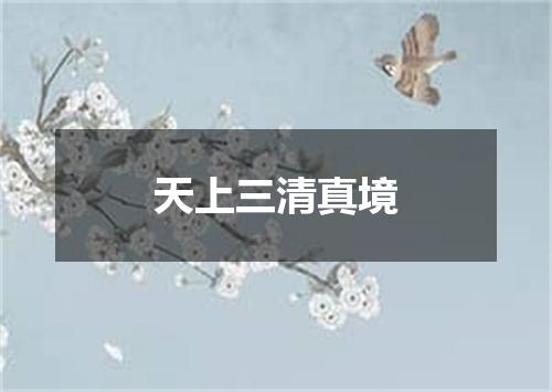 天上三清真境