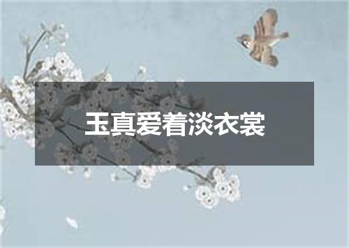 玉真爱着淡衣裳