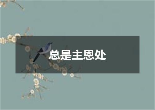 总是主恩处