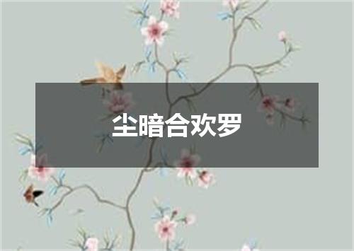 尘暗合欢罗