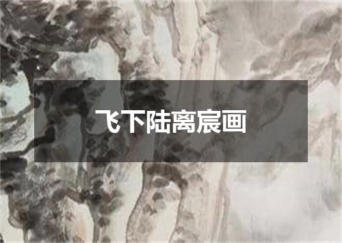 飞下陆离宸画