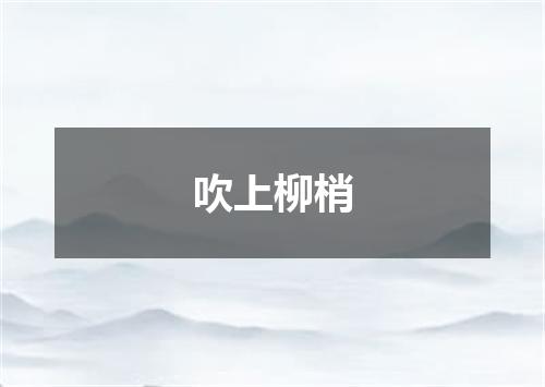 吹上柳梢