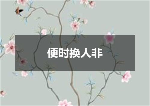 便时换人非