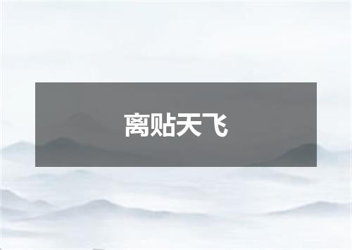 离贴天飞