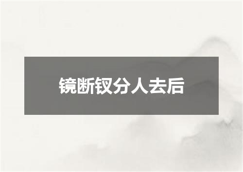 镜断钗分人去后