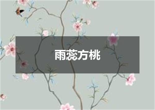 雨蕊方桃