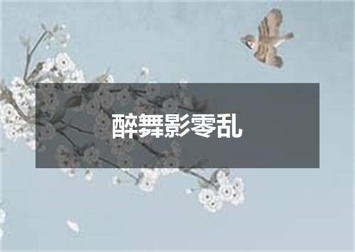 醉舞影零乱