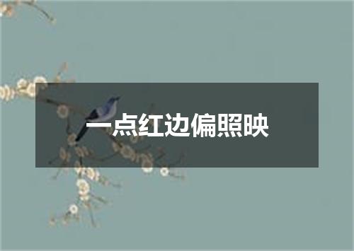 一点红边偏照映