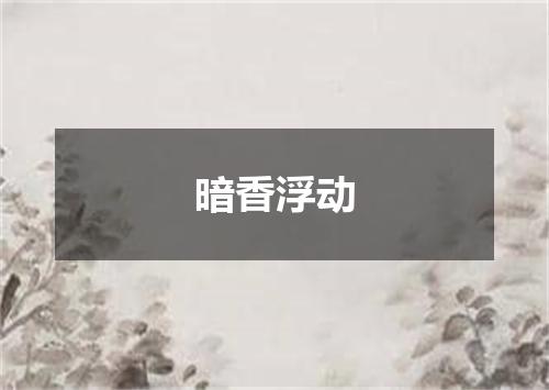暗香浮动