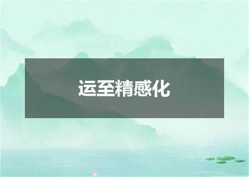 运至精感化