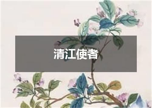 清江使者