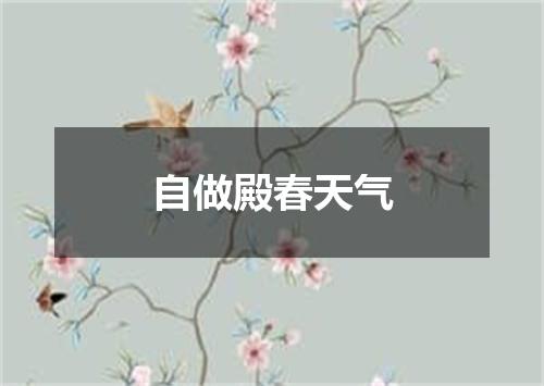自做殿春天气