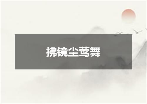 拂镜尘莺舞