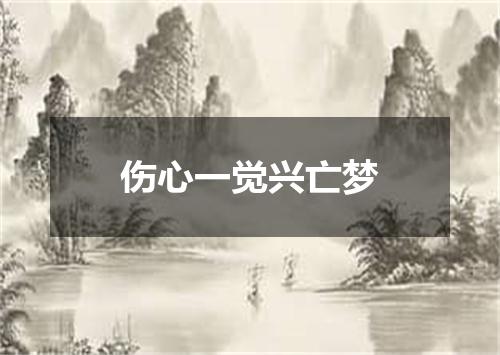 伤心一觉兴亡梦