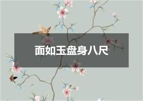 面如玉盘身八尺