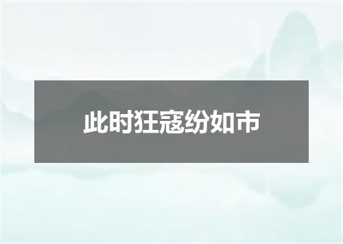 此时狂寇纷如市