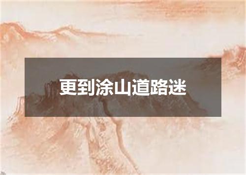 更到涂山道路迷