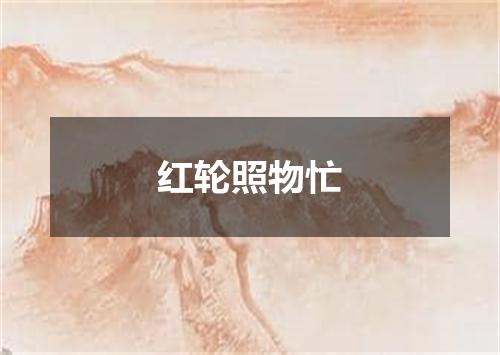 红轮照物忙