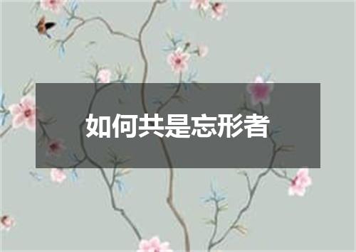 如何共是忘形者