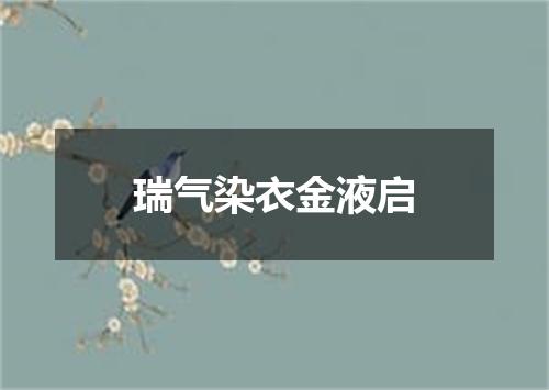 瑞气染衣金液启