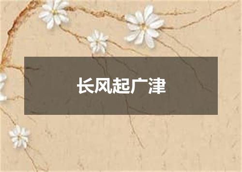 长风起广津
