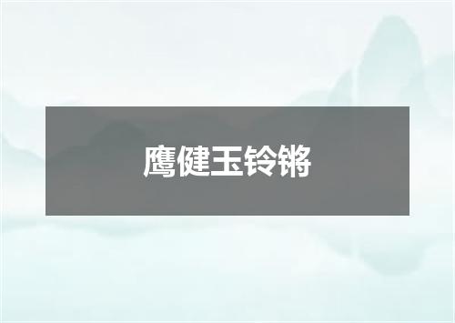 鹰健玉铃锵