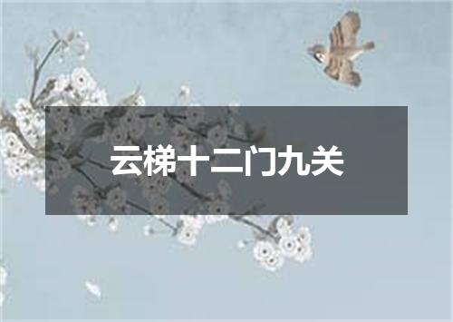 云梯十二门九关