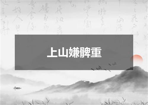 上山嫌髀重