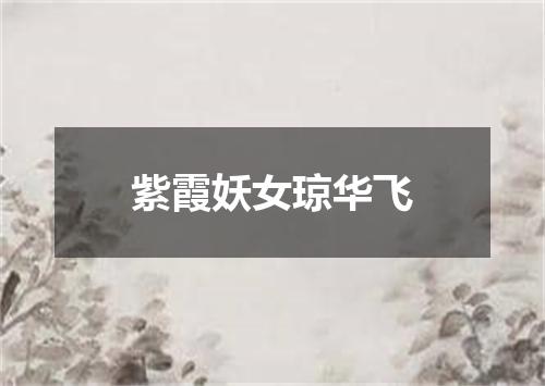 紫霞妖女琼华飞