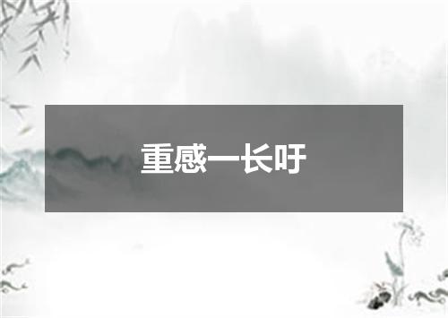 重感一长吁