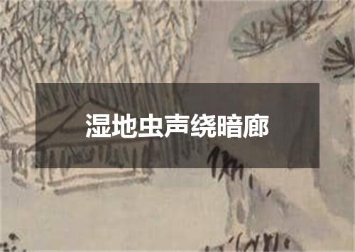湿地虫声绕暗廊