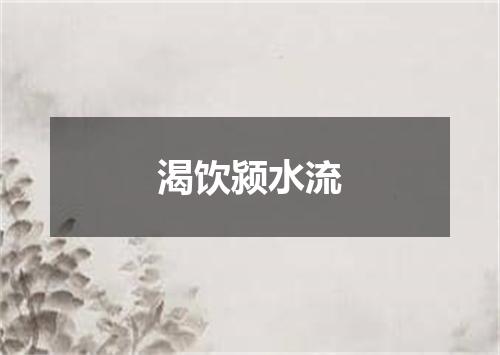 渴饮颍水流