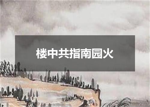 楼中共指南园火