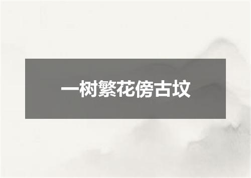 一树繁花傍古坟